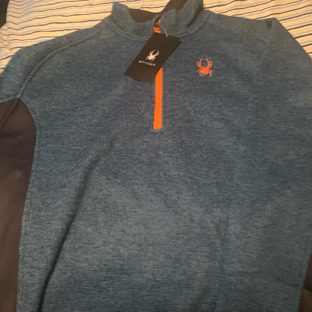 Brand with Tags Mens Spyder quarter zip core jacket XXL